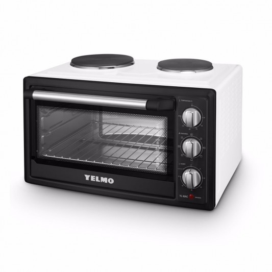 YELMO HORNO ELECTRICO YL40AC CONVECCION DOBLE ANAFE 40L