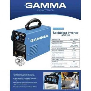 GAMMA SOLDADORA INVERTER M.3469 ARC 130 | 130 A | INVERTER 2