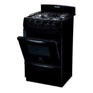 Cocina Escorial Palace Cristal Black Parrilla Valvulas De Seguridad Gas Natural 2