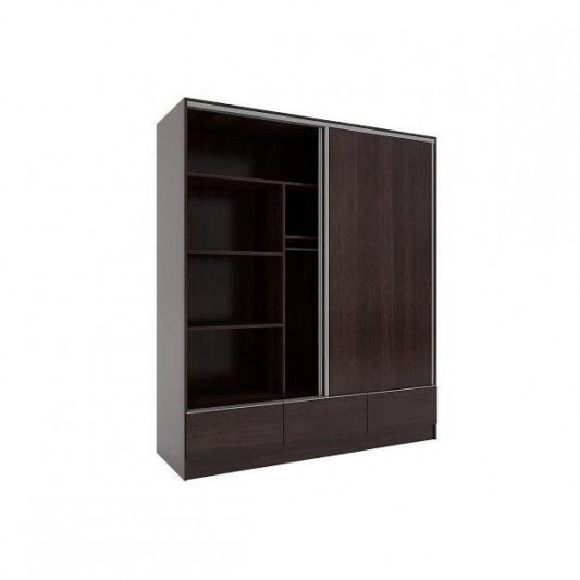 ORLANDI PLACARD 257 PUERTAS CORREDIZAS 1,80X2.115 WENGUE