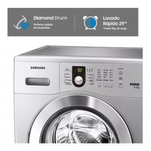 SAMSUNG LAVARROPAS AUT WW-65M0NHUU | FRONTAL | 6.5KG | SILVER LINEA 2018 2