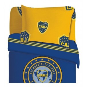 CASABLANCA JUEGO DE SABANAS FUTBOL BOCA  1 1/2 2