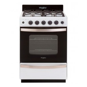 WHIRLPOOL COCINA WFB57DI HIERRO | 55 CM | BLANCA