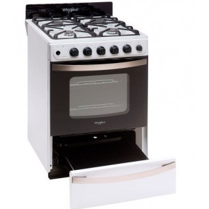 WHIRLPOOL COCINA WFB57DI HIERRO | 55 CM | BLANCA 2