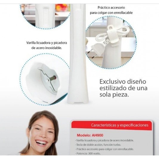 LILIANA MIXER SILUETTE AH900 1 SOLA PIEZA 300W LILIANA MIXER SILUETTE AH900 1 SOLA PIEZA 300W