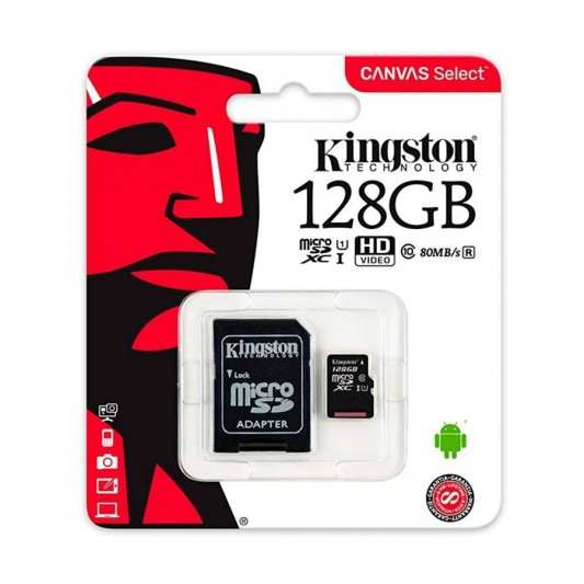KINGSTON MICRO SD SCDS2 C/ADAPT 128GB