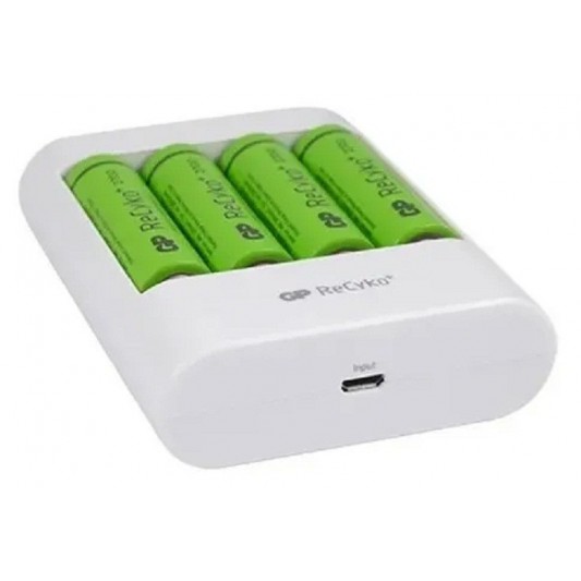 GP CARGADOR DE PILAS U411 USB C/4 AA 2700MAH