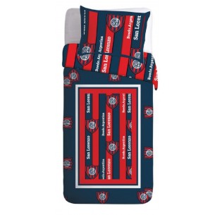 CASABLANCA 2900 CUBRECAMA C/1 FUNDA FUTBOL SAN LORENZO