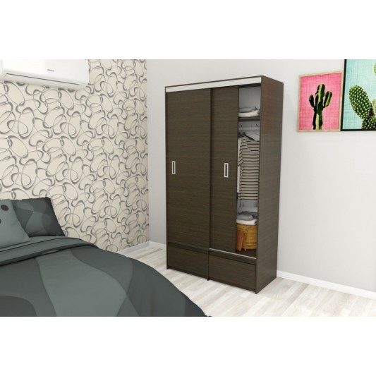 TABLE'S PLACARD CORREDIZO ALTO 220X120X54 MTS 6406-WH WENGUE