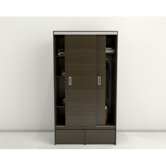 TABLE'S PLACARD CORREDIZO ALTO 220X120X54 MTS 6406-WH WENGUE