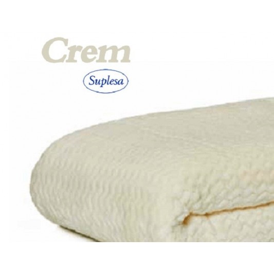 DANUBIO MANTA MICROFIBRA SUPLESA JACQUARD 1 1/2 BEIGE 35092-074