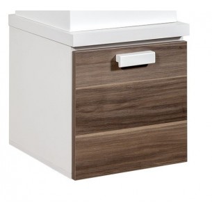 ITAR VANITORY CON TAPA PARA BACHA 40 NOGAL LINEA CASSETTO 2