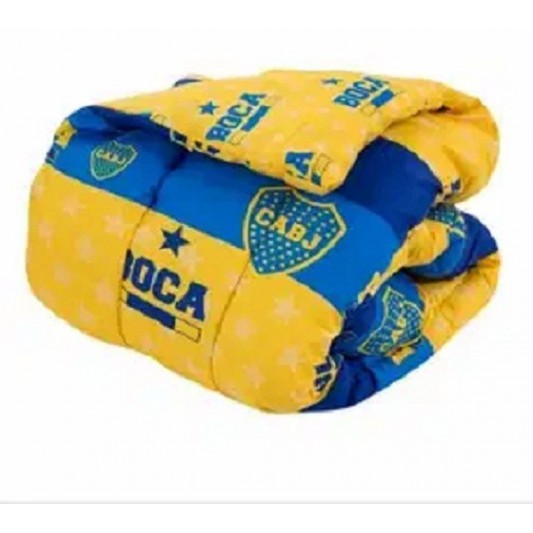 CASABLANCA 3910 ACOLCHADO FUTBOL TWIN BOCA AMARILLO