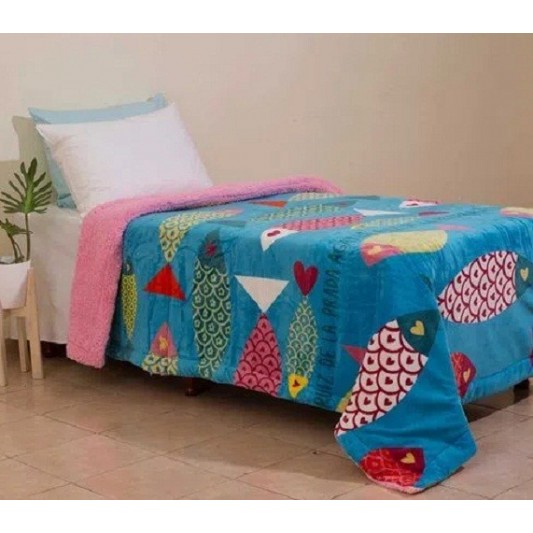 CASABLANCA FRAZADA 4880 BORREGO AGATHA 150X220 PEZ