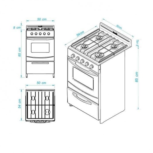 ESCORIAL COCINA CANDOR S2 4 HORNALLAS GN ESCORIAL COCINA CANDOR S2 4 HORNALLAS GN
