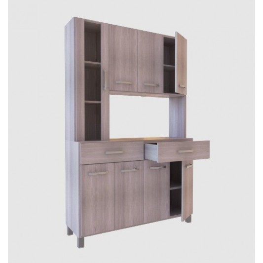 ORLANDI KIT COCINA 651 PREMIUN 1.20M JACARANDA