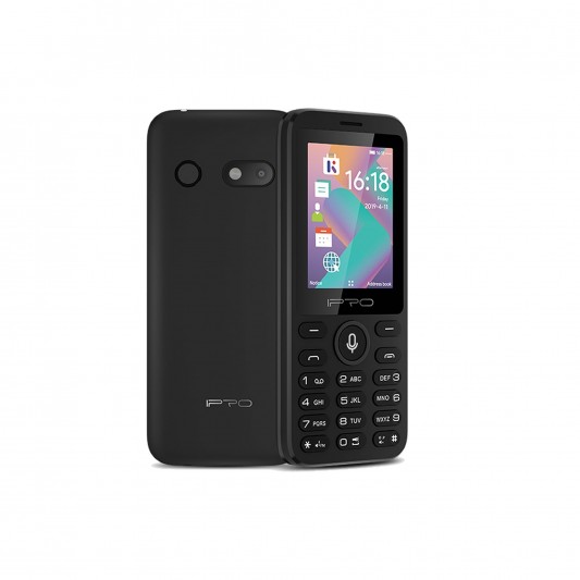 IPRÓ TELEFONO CELULAR W9 (SMART 2.4S) BLACK/BLACK KAIOS