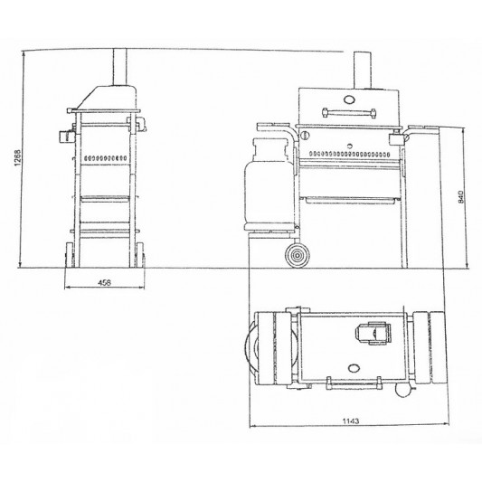 CASA ISI PARRILLA MINI DUAL ART.1157