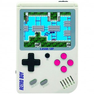 LEVEL UP RETRO BOY WHITE...