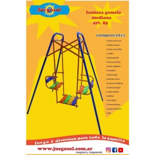 JUEGOSOL HAMACA GEMELA... 2