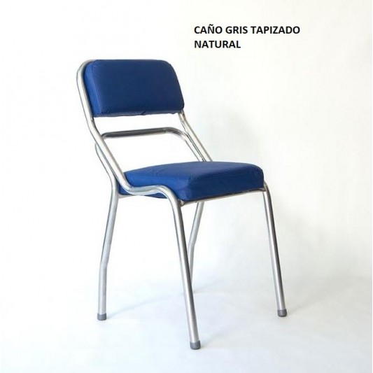 MEGAMETAL SILLA ACONCAGUA CAÑO GRIS...