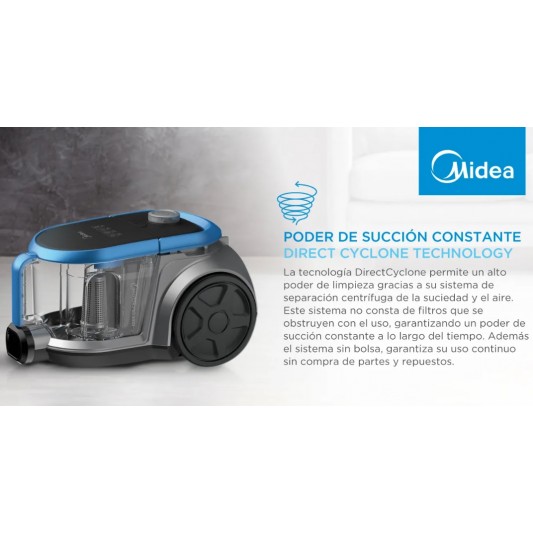 MIDEA ASPIRADORA VS-MJ20TAR2 S/BOLSA...