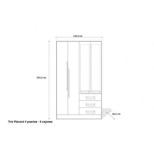 RICCHEZZE PLACARD 34507634 TRIO 4P 3C...