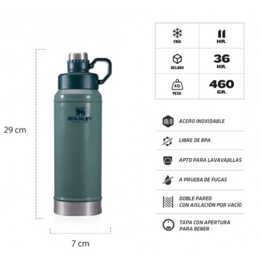 STANLEY BOTELLA PARA LIQUIDO VERDE...