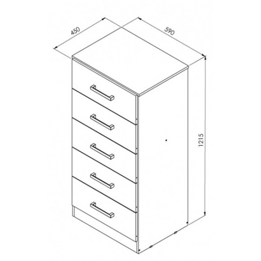 ORLANDI CHIFONIER 3424 0.60 C/MET...