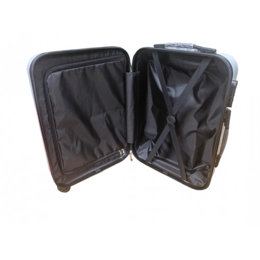 QTE VALIJA 24" C/RUEDAS Y CERRADURA GRAY