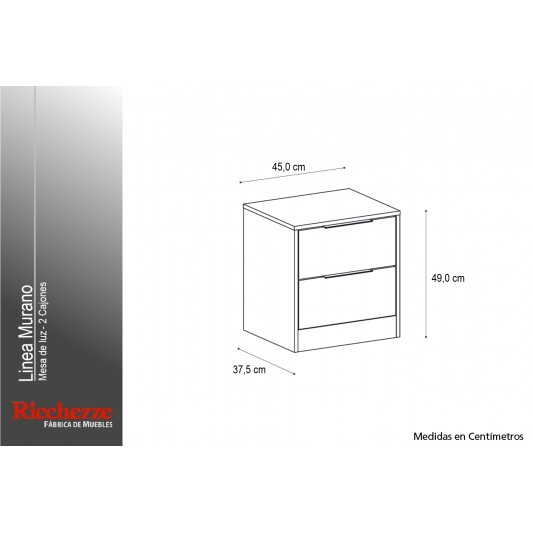 RICCHEZZE MESA DE LUZ 35227796 MURANO...