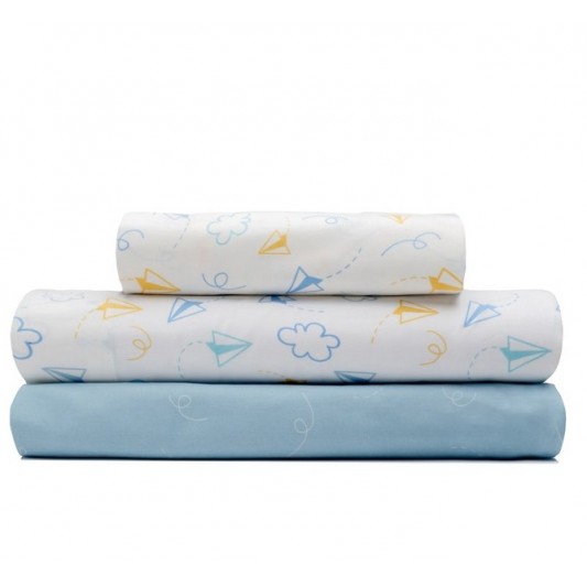 ARCO IRIS JUEGO DE SABANAS CUNA TRIP