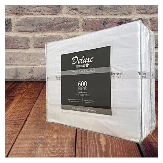 DELUXE JUEGO DE SABANAS TERRENAL KING...