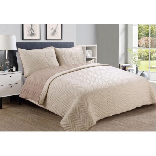 CITY BLANCO CUBRECAMA KING REVERSIBLE...