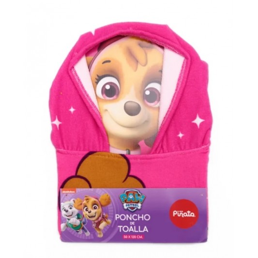 PIÑATA PONCHO PAW PATROL SKYE