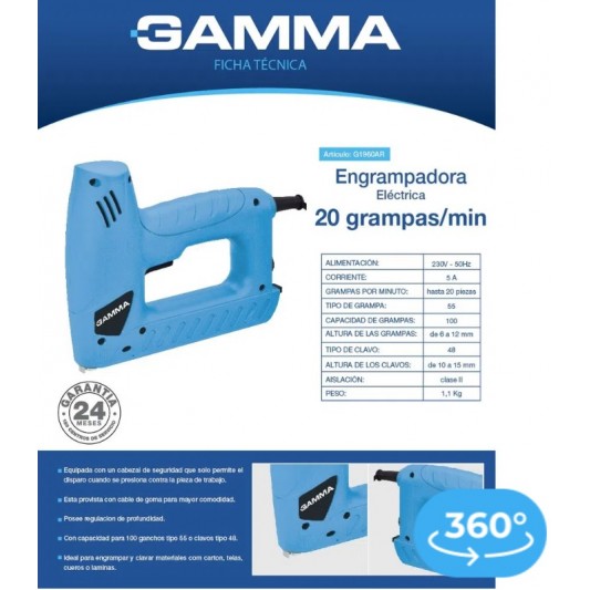 GAMMA ENGRAMPADORA Y CLAVADORA G1960AR