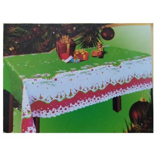 PARIS MANTEL NAVIDEÑO RASO BLANCO