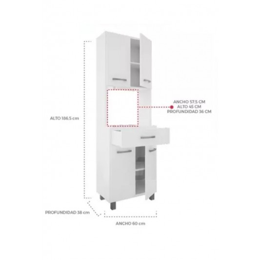 ORLANDI KIT COCINA 660 PREMIUN 0.60M...