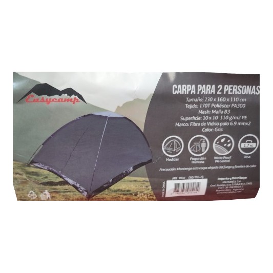 MICROBELL CARPA EASYCAMP 2 PERS.... MICROBELL CARPA EASYCAMP 2 PERS....