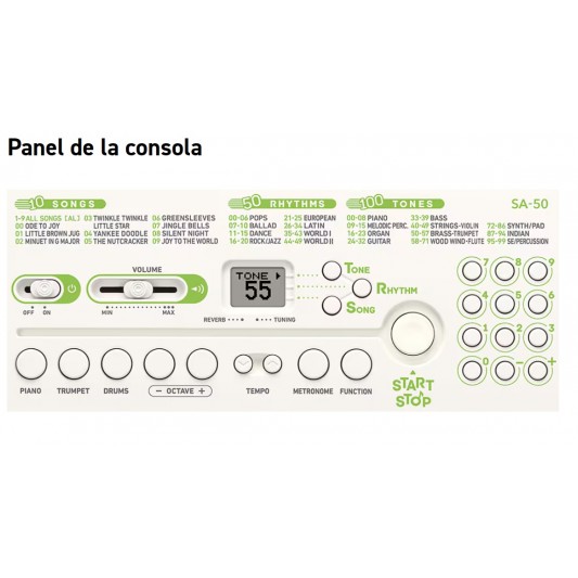 CASIO ORGANO SA-50 32 TECLAS MINI 100... CASIO ORGANO SA-50 32 TECLAS MINI 100...