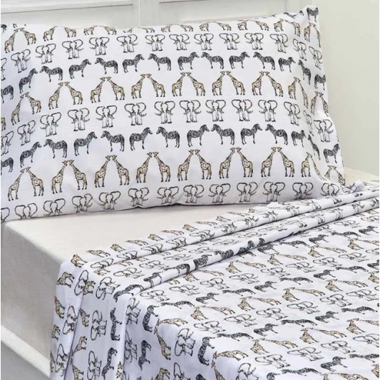 DANUBIO JUEGO DE SABANAS 1 1/2 TEENS ZOO