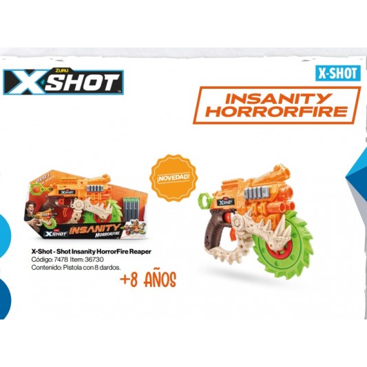 ZURU X-SHOT INSANITY HORRORFIRE...