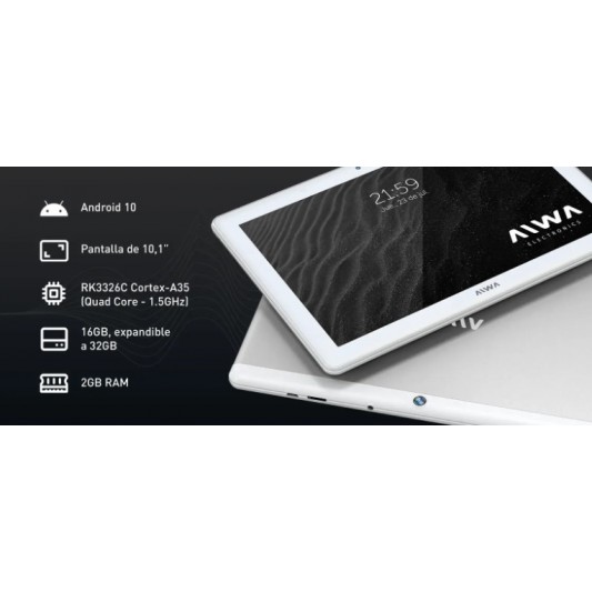 AIWA TABLET TA-10S010 10.1" 16GB 2GB... AIWA TABLET TA-10S010 10.1" 16GB 2GB...