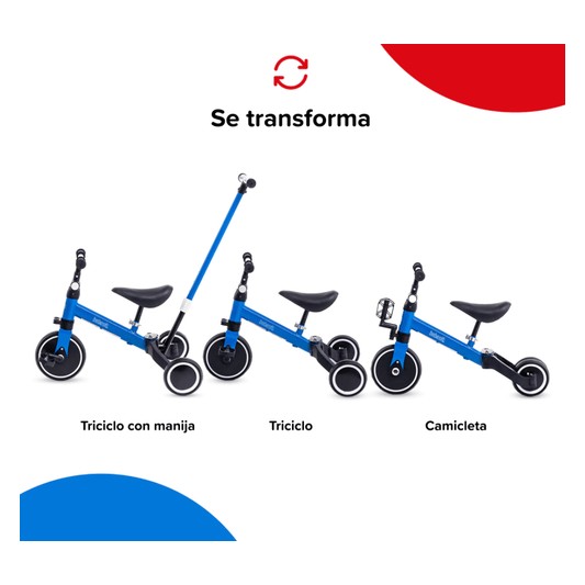 BEBESIT TRICICLO SL-2023C 2 EN 1...