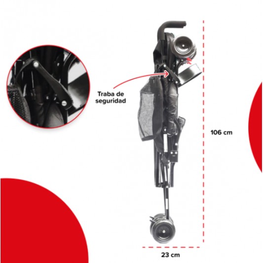 BEBESIT CHANGO PARAGUAS 1052-E...