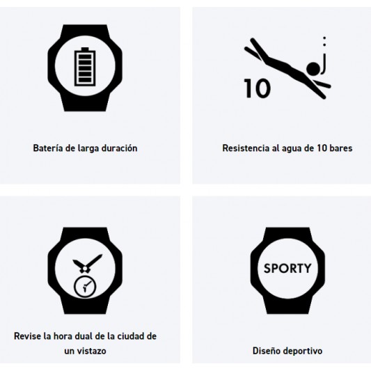 CASIO RELOJ PULSERA W-737H-1A CASIO RELOJ PULSERA W-737H-1A