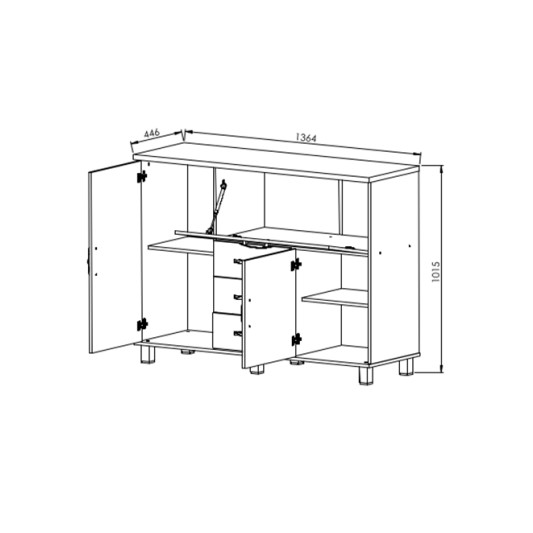 ORLANDI BAHIUT 550 1.35 WENGUE