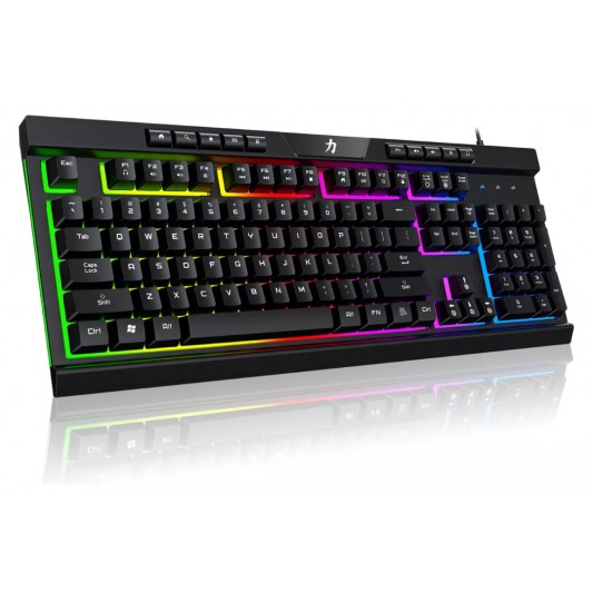 CROWN MUSTANG TECLADO PC RGB USB DECKARD CROWN MUSTANG TECLADO PC RGB USB DECKARD
