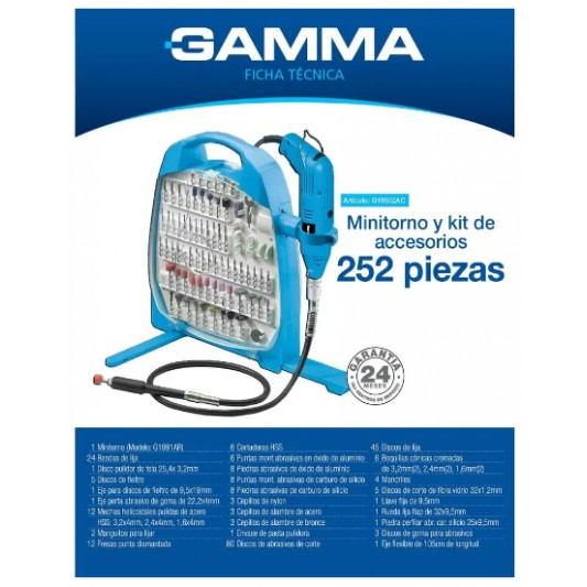 GAMMA MINIT Y KIT G-19502AC  ACC 252... GAMMA MINIT Y KIT G-19502AC  ACC 252...