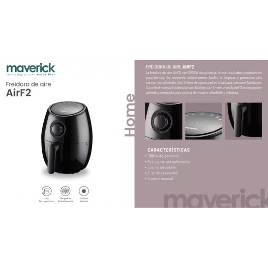 MAVERICK FREIDORA DE AIRE AIRF2 2LT